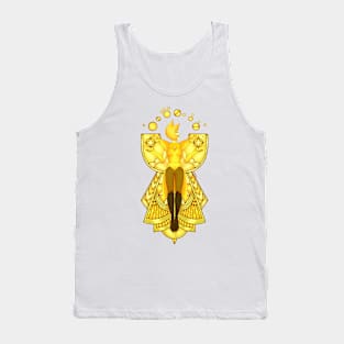 Yellow Diamonds Mural Tank Top